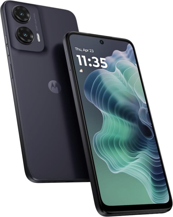Motorola G35 5G Mobile Phone, 8+8GB RAM, Bi-SIM + iROM 128GB, UNISOC T760, 6.7" 120Hz Bolid Display, Android 14, Midnight Black