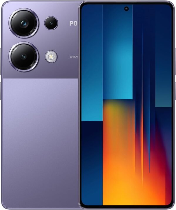 Xiaomi Poco M6 Pro Dual SIM 12GB RAM 512GB 4G LTE Mobile Phone with Screen Protector - Global Version - Purple