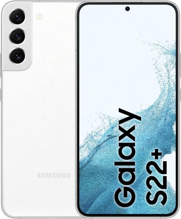 Samsung Galaxy S22+ | Dual SIM 5G Smartphone | Saudi Arabia Version | Phantom White | 256GB